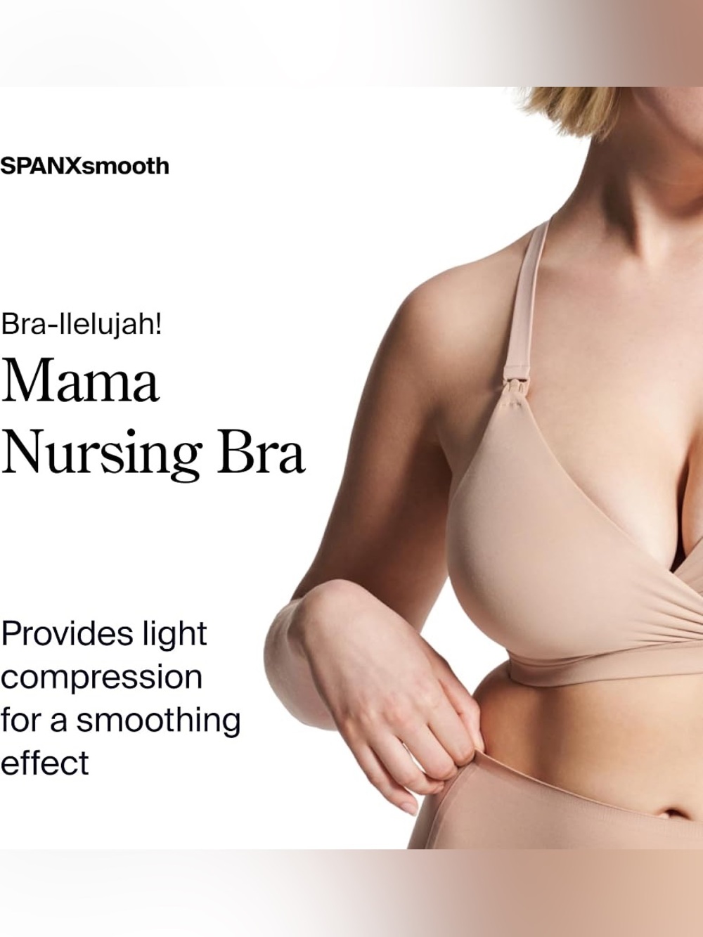 Spanx Mama Nursing Bra Cream Tan Medium